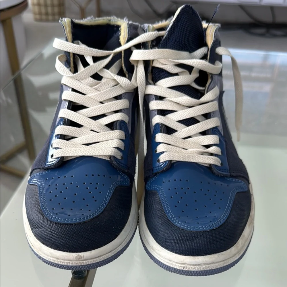 Nike Air Jordan 1 Mid SE Craft 'Inside Out-Obsidian' DR8868-400 Men's Size 7 - Picture 5 of 5